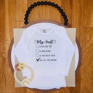 My Aunt is All of the Above Onesie